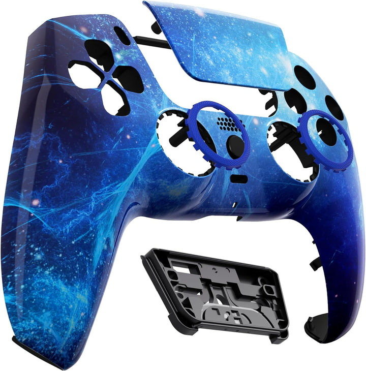 eXtremeRate Luna Re-Design Front Hülle für ps5 Controller BDM-010/020/030/040, Ersatzgehäuse&Touchpa