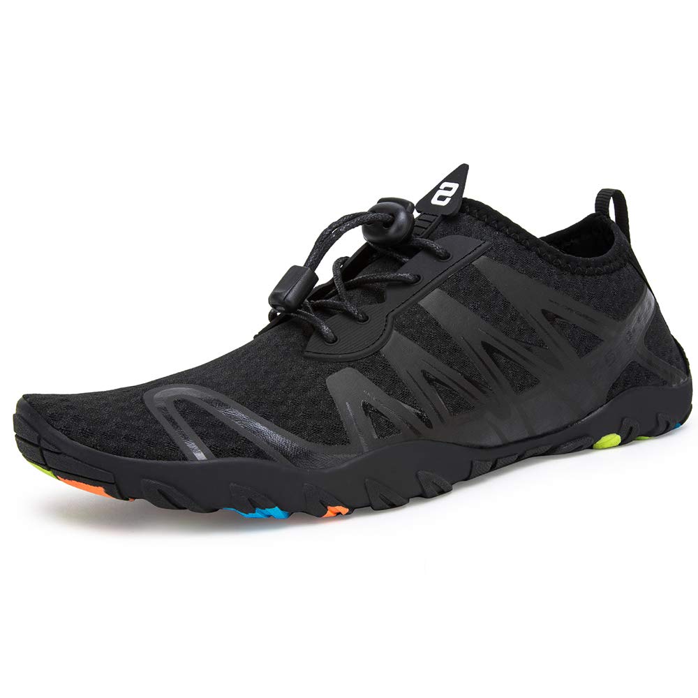 Strandschuhe Damen Herren Wasserschuhe Badeschuhe Unisex Atmungsaktiv Leicht Barfussschuhe rutschfes