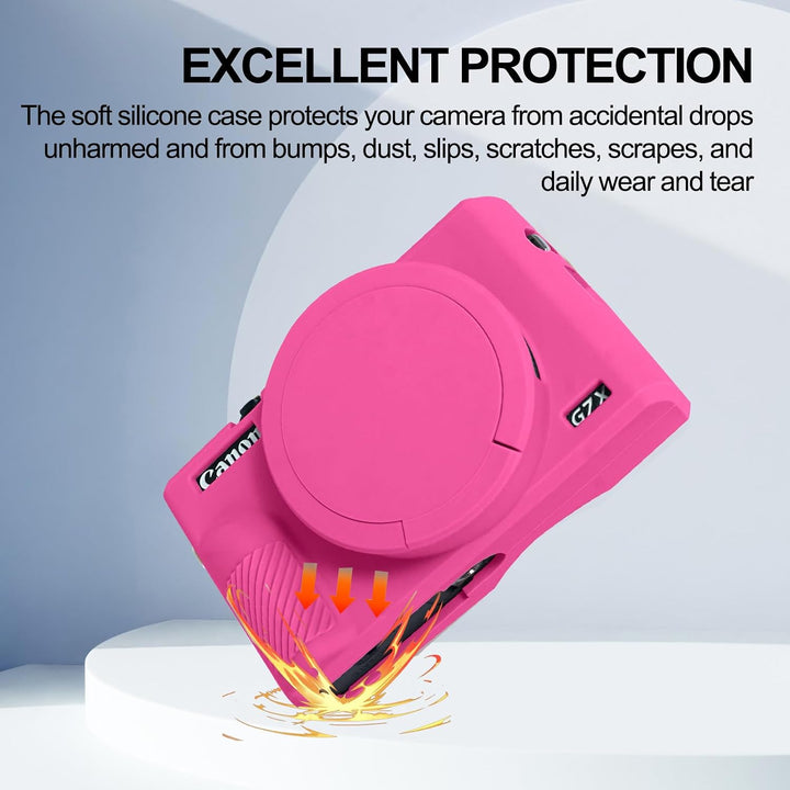 Easy Hood PowerShot G7 X III Kameratasche Silikon hülle für Canon Mark III Digitalkamera Taschen für