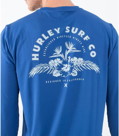 Hurley Herren Evd Hybrid UPF Ls ausschlagschutzhemd, Abyss