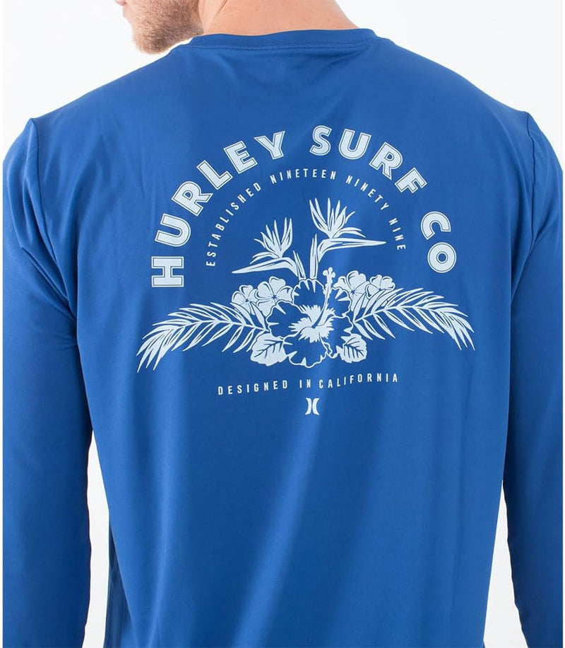 Hurley Herren Evd Hybrid UPF Ls ausschlagschutzhemd, Abyss