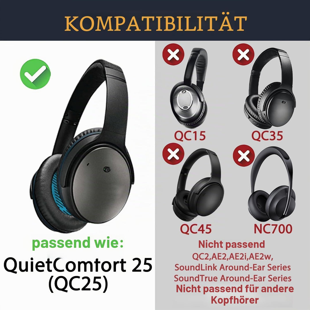 SOULWIT Ersatz Kopfband Headband für Bose QuietComfort 25(QC25)/SoundLink Around-Ear II(SoundLink AE