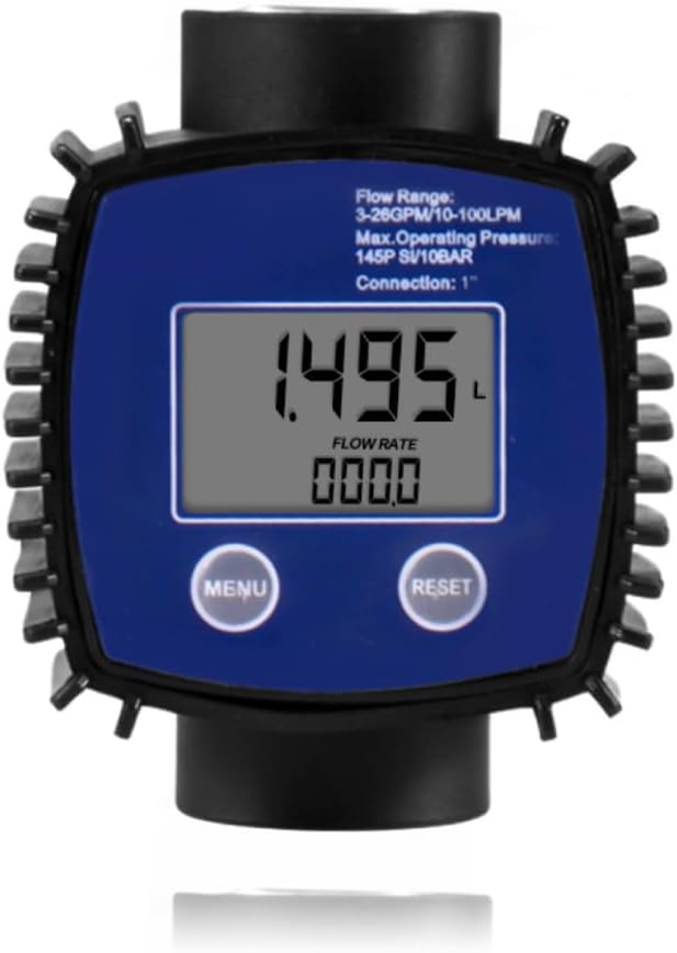 Durchflussmesser Digitalanzeige, Hochpräziser Wasser-Diesel-Durchflussmesser, Durchflussmesser für D
