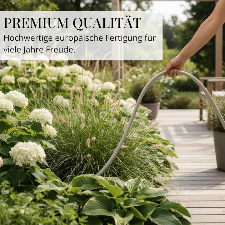 LIVLIG Gartenschlauch 30m, Gartenschlauch 1/2 Zoll Made in Germany, Wasserschlauch 30m aus recycelte