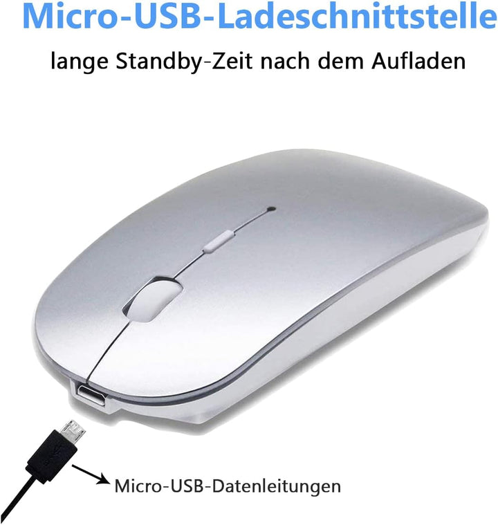 LEAPEST Kabellose Bluetooth Maus für MacBook Pro/Air/Mac/iPad/Laptop/Desktop/Mac/PC/Computer/Telefon