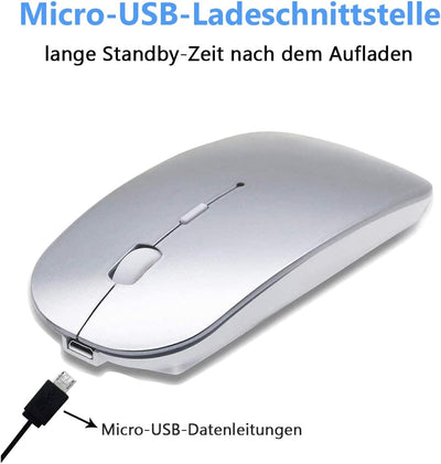 LEAPEST Kabellose Bluetooth Maus für MacBook Pro/Air/Mac/iPad/Laptop/Desktop/Mac/PC/Computer/Telefon