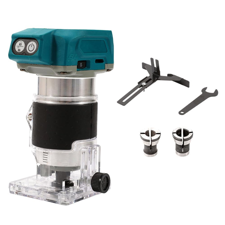 Elektrische Oberfräse, Holzschneider, bis zu 30.000 U/min, Hartmetallschneider, 6 mm, 6,35 mm, 8 mm