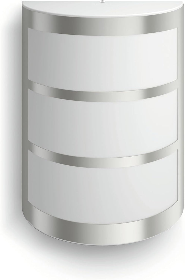 Philips myGarden LED Python Wandaussenleuchte, 6W, Edelstahl ohne Bewegungsmelder, ohne Bewegungsmel