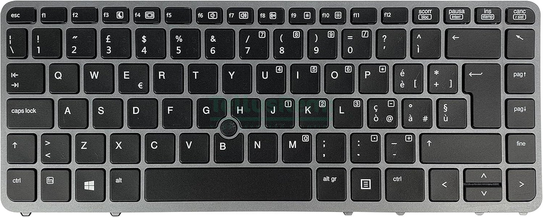 ersatztastatur Italienisch Nicht Hintergrundbeleuchtung für HP 840 G1, 840 G2, 850 G1, 850 G2 Non-Ba