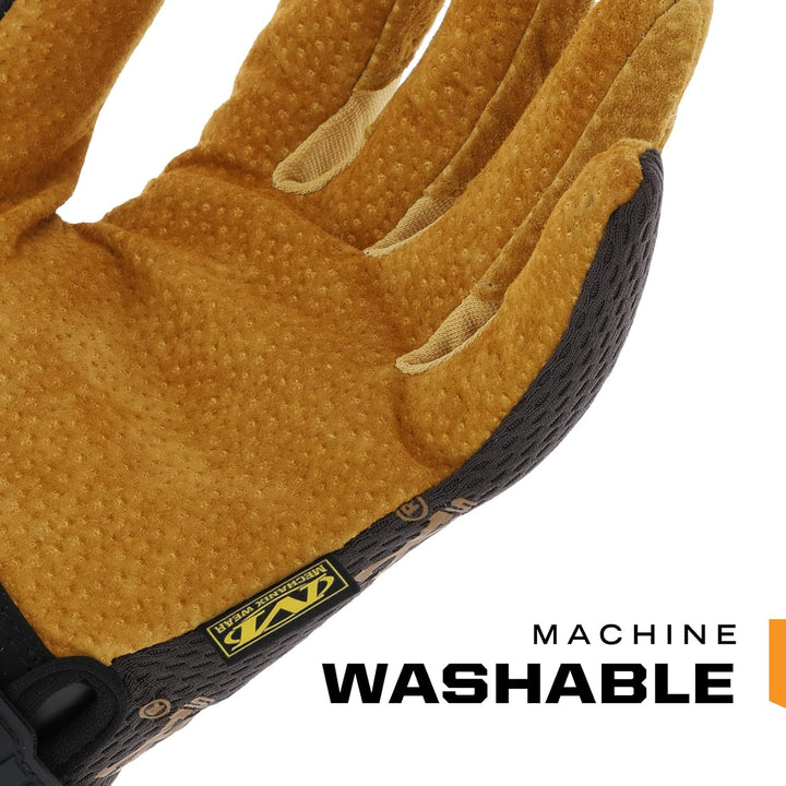 Mechanix Wear Handschuhe aus Leder, Grösse S, Braun / Schwarz S (1er Pack), S (1er Pack)