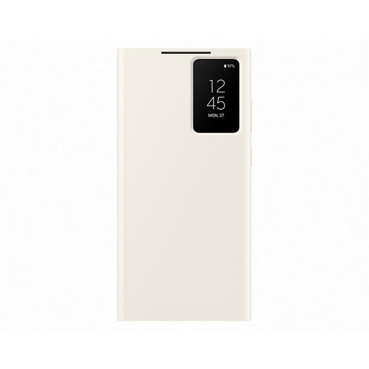 Samsung Smart View Wallet Smartphone Case EF-ZS918 für Galaxy S23 Ultra, Handy-Hülle, Kartenfach, Si