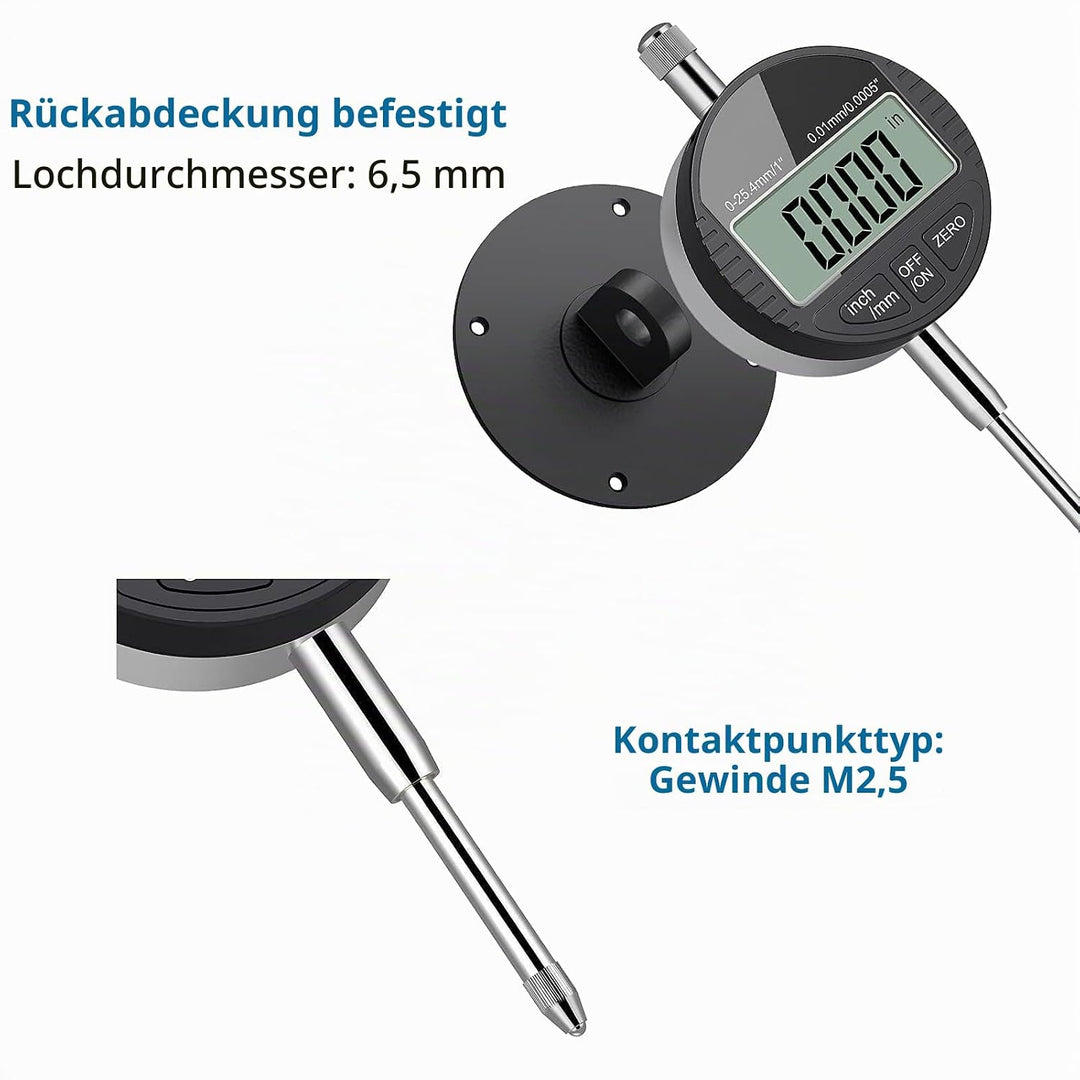 AUTOUTLET Digitale Messuhr 0.01/0.0005&