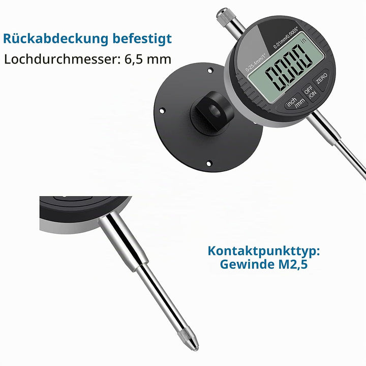 AUTOUTLET Digitale Messuhr 0.01/0.0005&