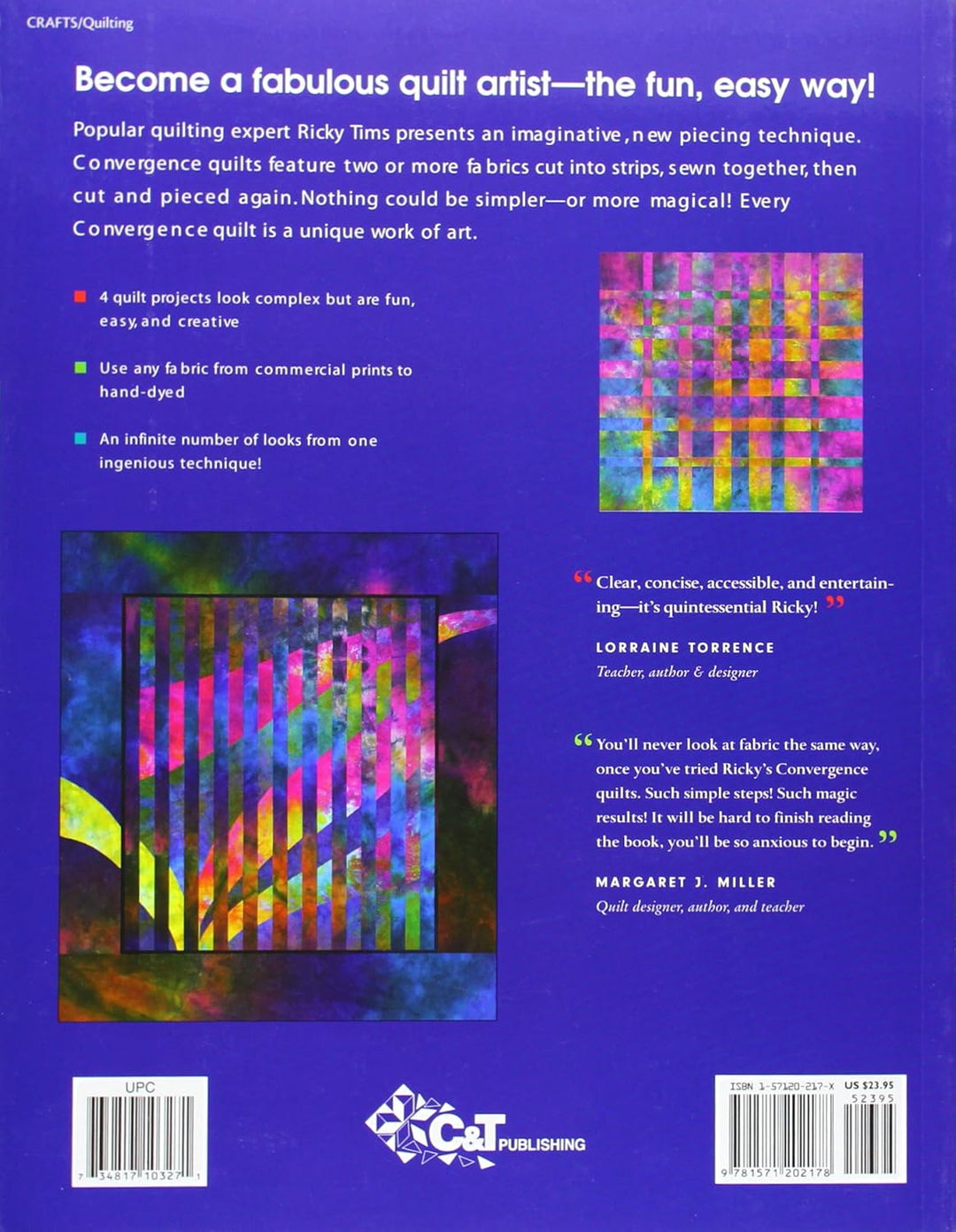 Ricky Tims' Convergence Quilts: Mysterious, Magical, Easy, and Fun, Taschenbuch