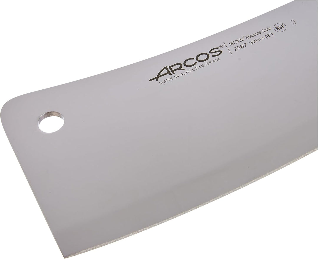 Arcos 296723 Serie 2900 - Hackmesser Metzgermesser - Klinge Nitrum Edelstahl 200 mm - HandGriff Poly
