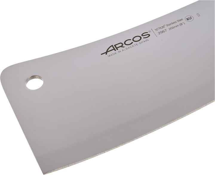 Arcos 296723 Serie 2900 - Hackmesser Metzgermesser - Klinge Nitrum Edelstahl 200 mm - HandGriff Poly