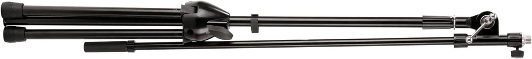 Pronomic MS-15 Pro Mikrofonstativ mit Galgen SET (stabiler Dreibein, Gummifüsse, höhenverstellbar, a