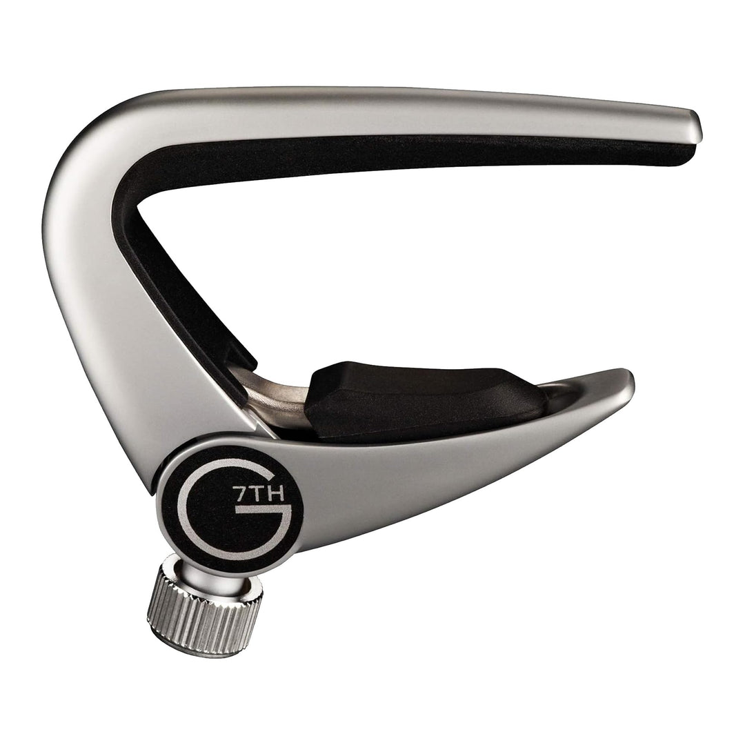 G7th C31010 Newport Capo Acoustic silver Newport, Western-/Akustikgitarre silber Single, Newport, We