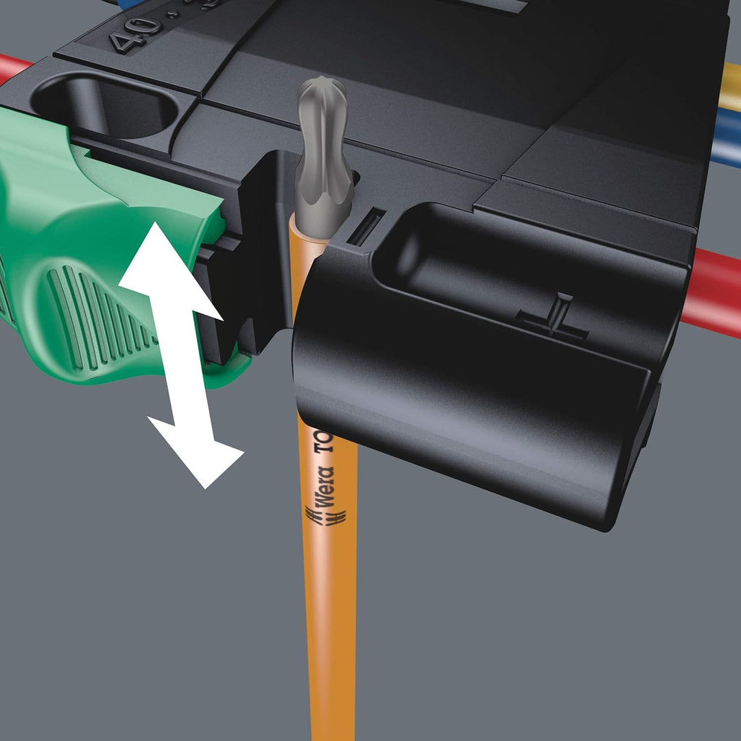Wera 967 SPKL/9 Torx BO Multicolour Winkelschlüsselsatz, BlackLaser, 9-teilig, 05024335001