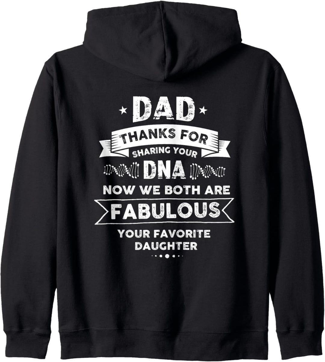 Papa Tochter DNA Wir sind Fabelhaft Vatertag Vater Kapuzenjacke
