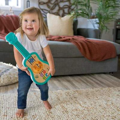 Baby Einstein 12609 Hape Sing & Strum Magic Touch Ukulele, Musikspielzeug aus Holz, mit 6 Melodien u