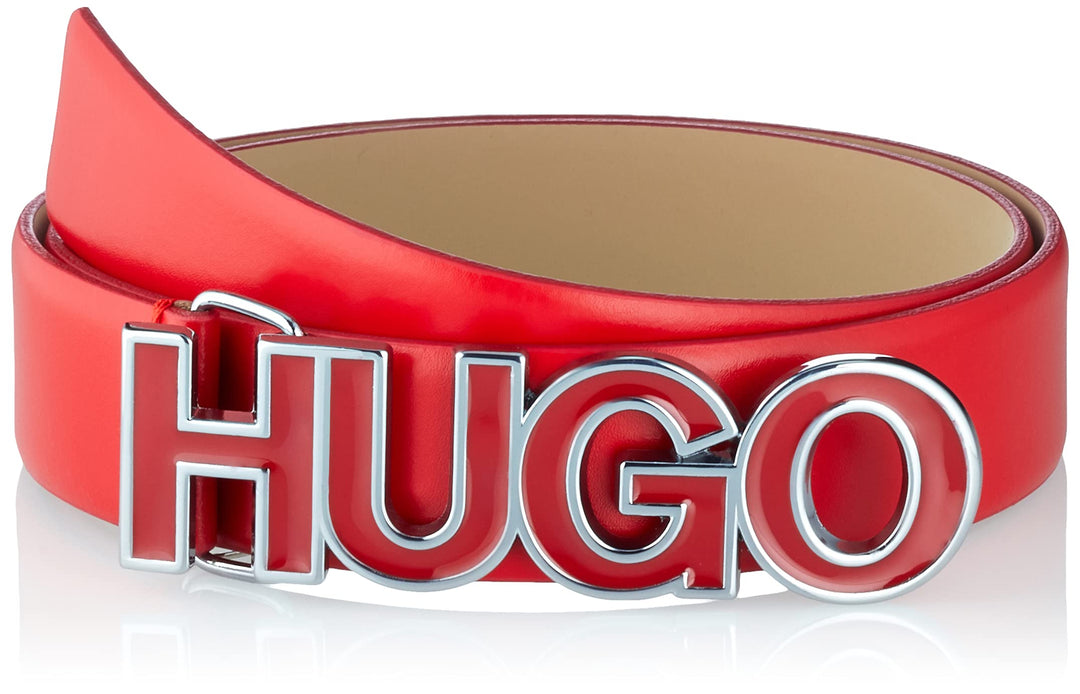 HUGO Damen Gürtel 75 Bright Red621, 75 Bright Red621