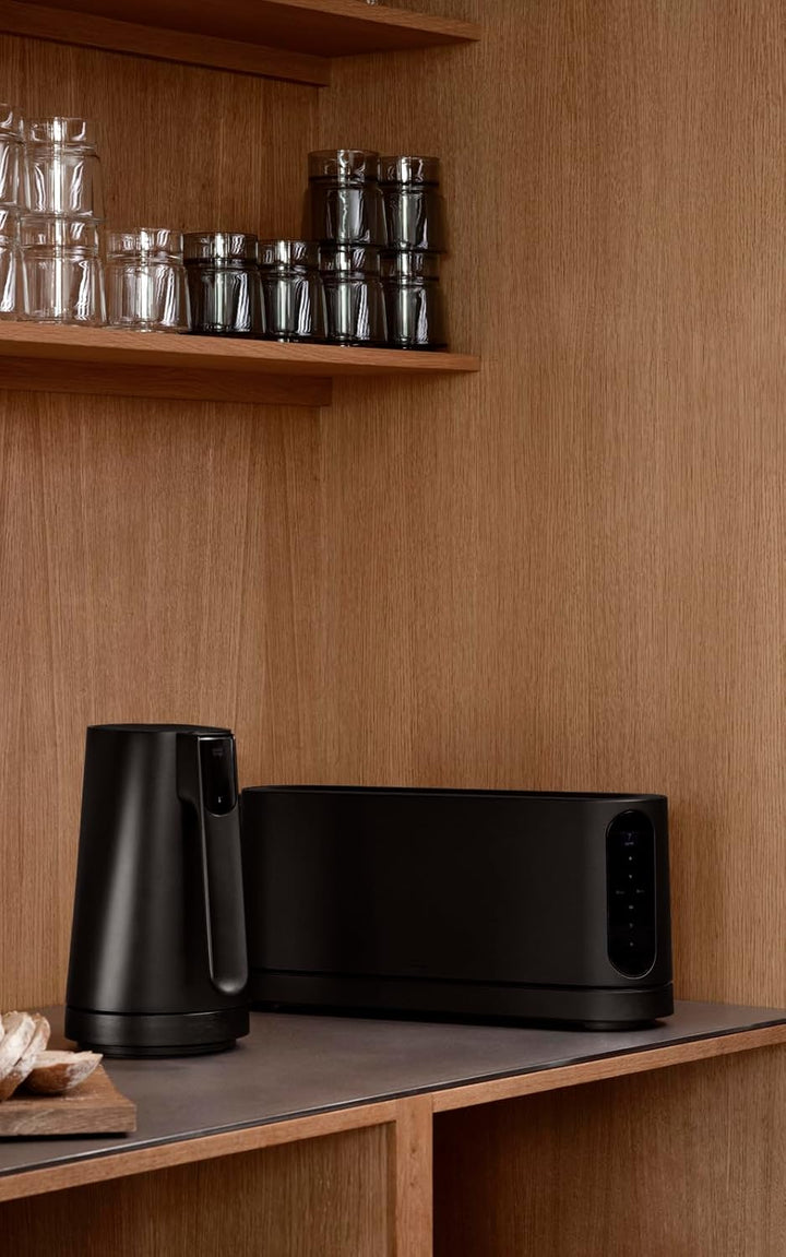 Jacob Jensen Elektrischer Wasserkocher mit Temperatureinstellung von 70°C bis 100°C, Warmhaltefunkti