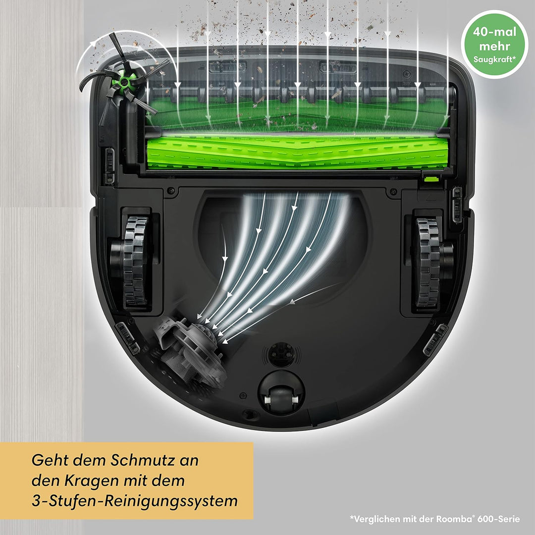 iRobot Originalteile - Eckenbürste (3 Stück) - Kompatibel mit der Serie Roomba s - Grün