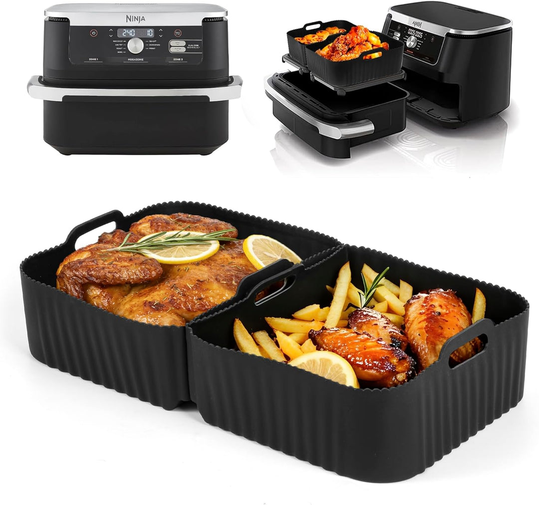 Pietuley Ninja Heissluftfritteuse Zubehör für Foodi Flexdrawer 10,4 L AF500DE, COSORI Heissluftfritt