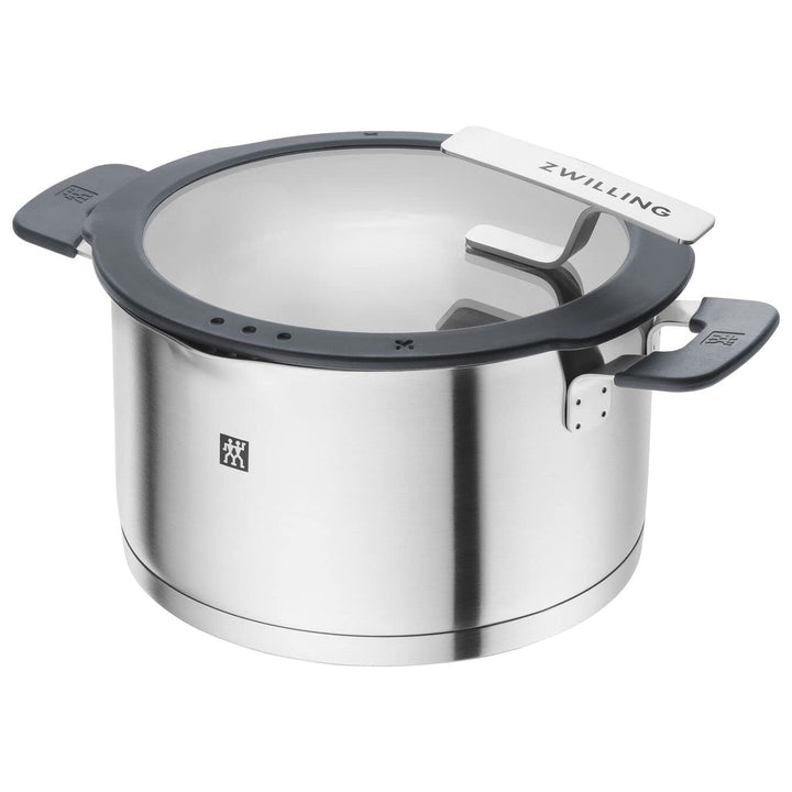 Zwilling Simplify KOCHTOPF 20 cm, Edelstahl 20 centimeters Silber-schwarz, 20 centimeters Silber-sch