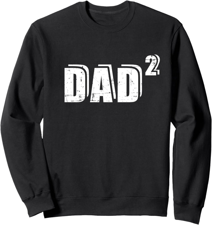 Zweifacher Papa Vater hoch 2 Sweatshirt