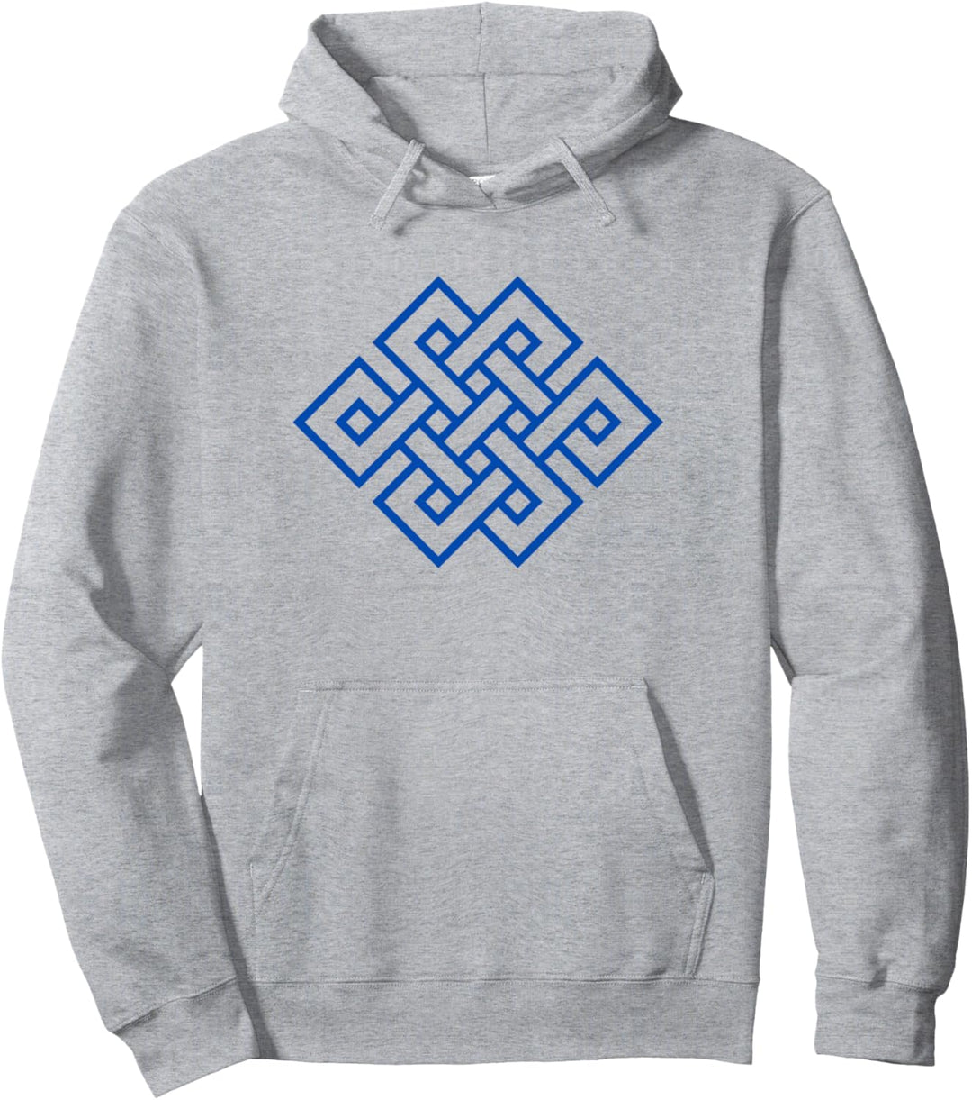 Tibet Endlosknoten Buddhismus Meditation Glücksbringer Pullover Hoodie
