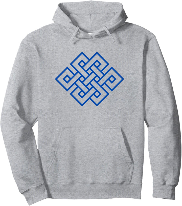 Tibet Endlosknoten Buddhismus Meditation Glücksbringer Pullover Hoodie