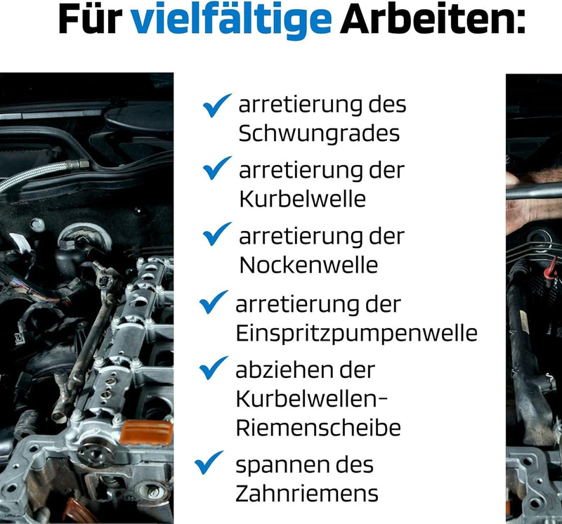 SW-Stahl 26053L Motor Einstellwerkzeug Satz I geeignet für Fahrzeuge von Opel I zum Einstellen der S