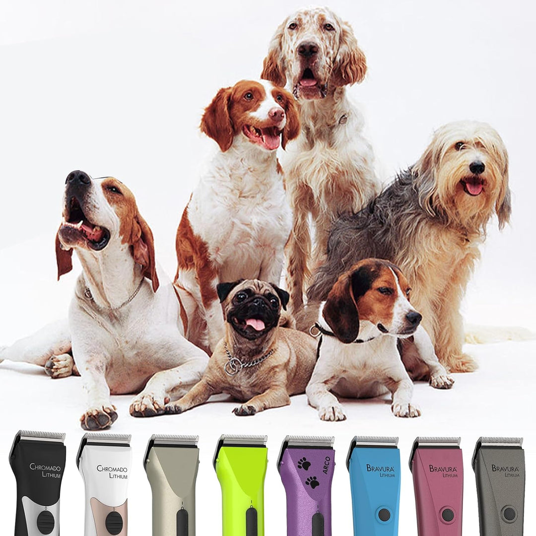 5-in-1-Ersatzklingen, kompatibel mit Wahl Bravura Clipper Chromado, Creativa, Figura Hunde-Schermasc