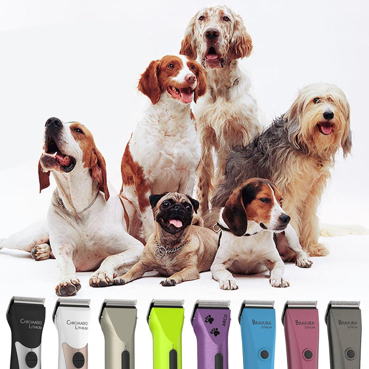5-in-1-Ersatzklingen, kompatibel mit Wahl Bravura Clipper Chromado, Creativa, Figura Hunde-Schermasc