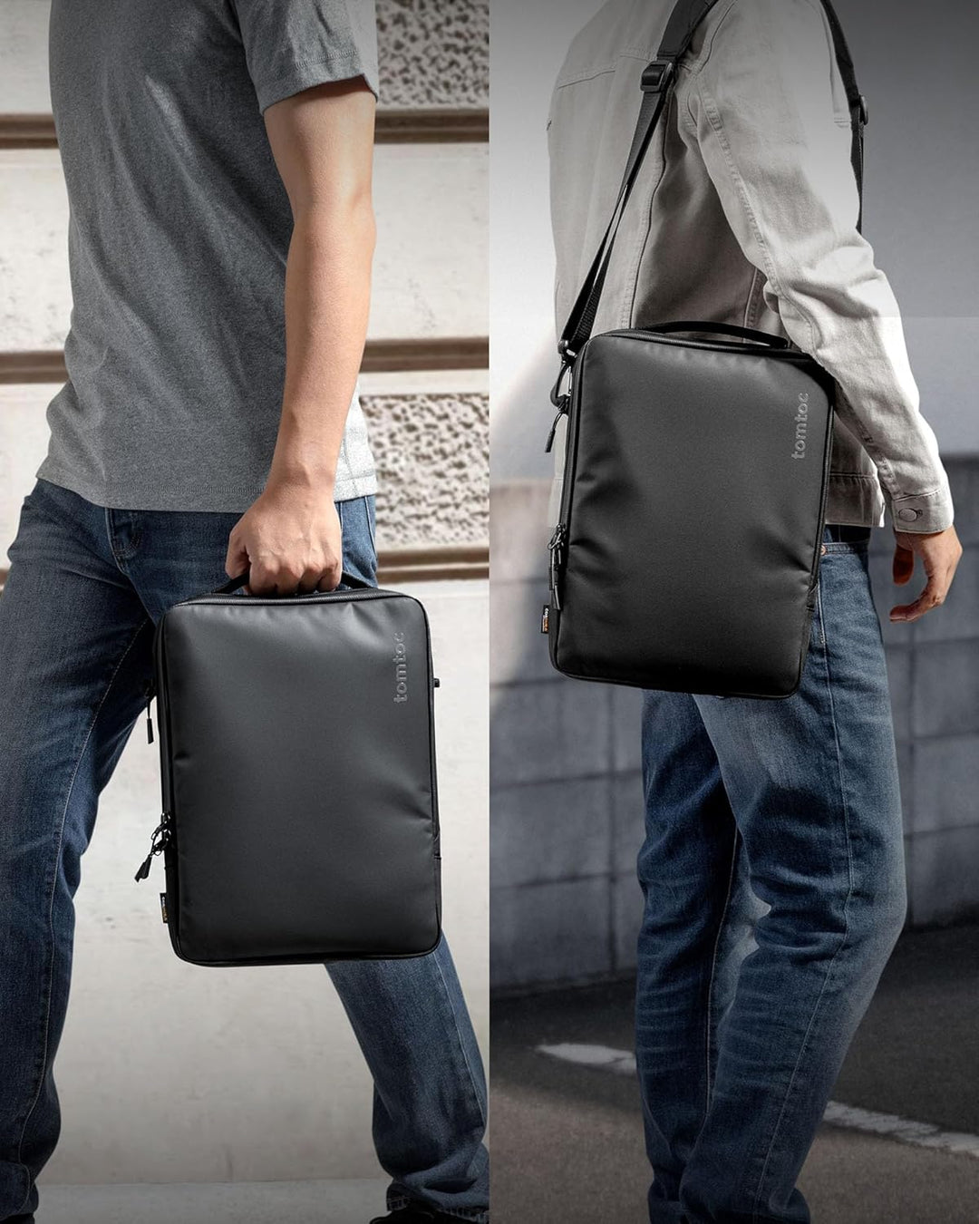 tomtoc 360° Laptop Tasche Hülle für 15-Zoll Neu MacBook Air M2 2023 A2941, 16 Zoll MacBook Pro M2/M1