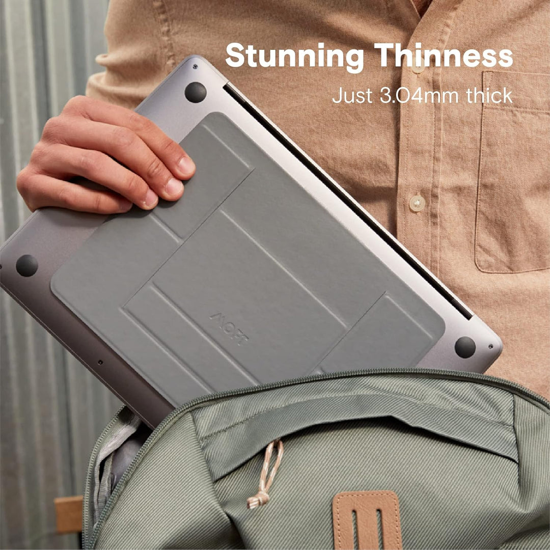 MOFT Laptop Ständer, Faltbarer Laptopständer Notebook Ständer mit 2 einstellbaren Winkeln, Haltung V