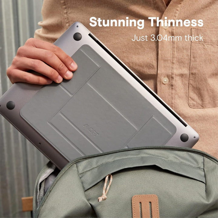 MOFT Laptop Ständer, Faltbarer Laptopständer Notebook Ständer mit 2 einstellbaren Winkeln, Haltung V