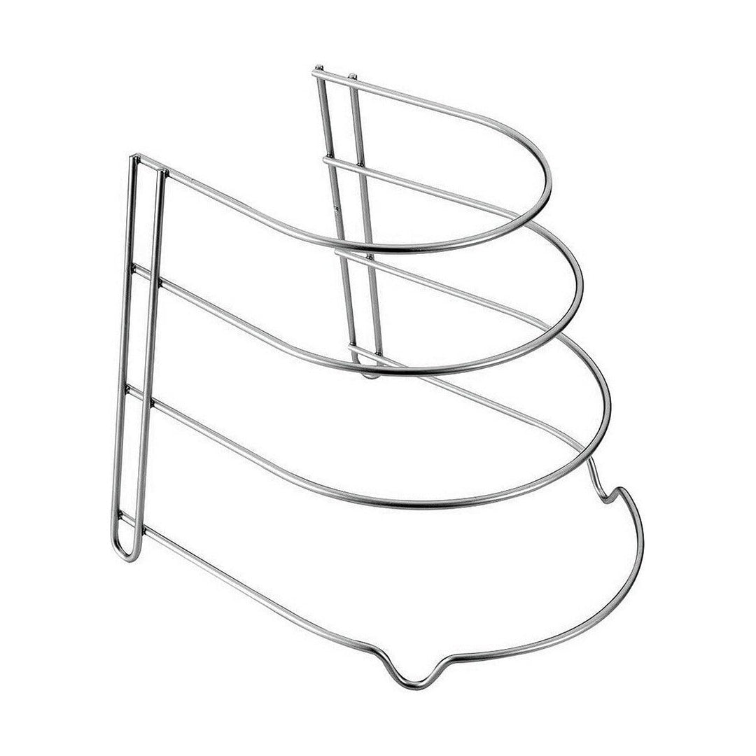 Metaltex 362004039 Canyon Bratpfannenablage 24x26x23cm Polytherm Silber, Silber