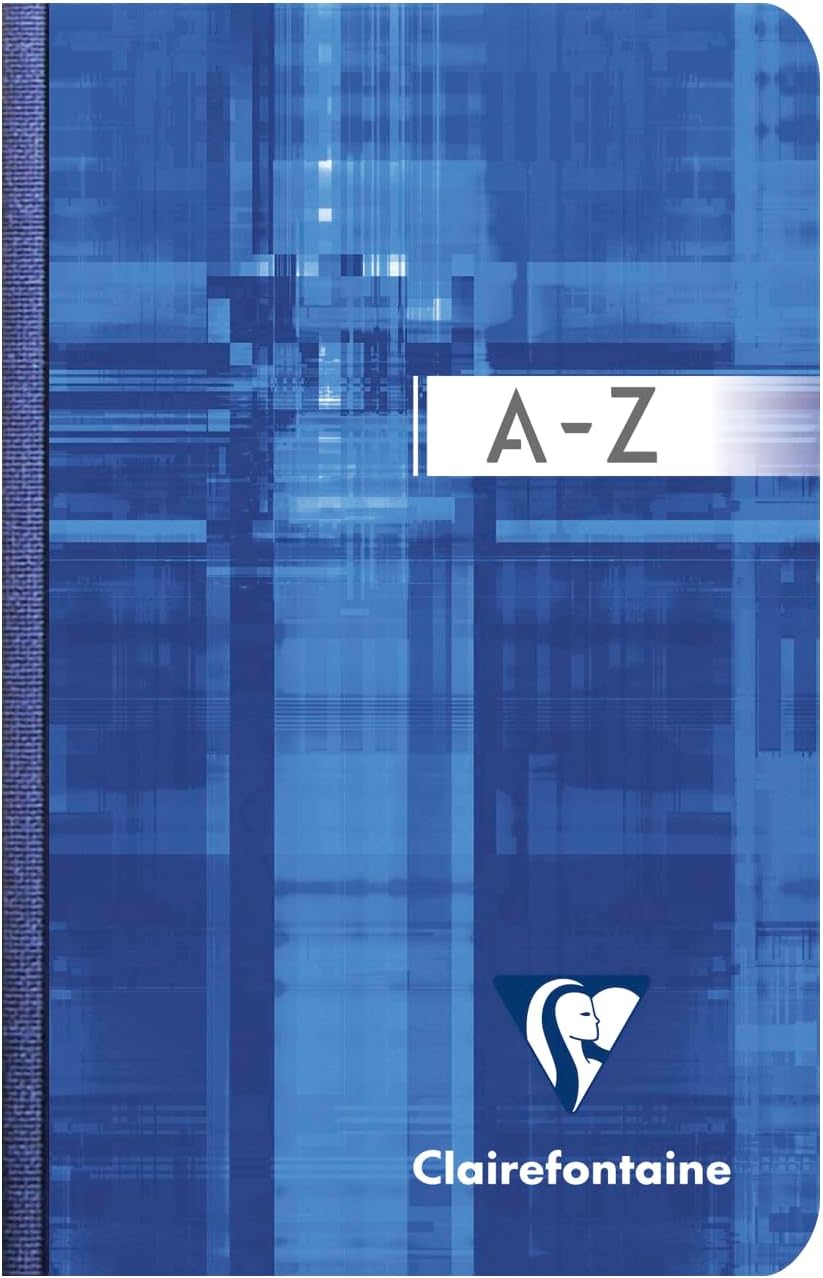 Clairefontaine 9599C - Packung mit 5 Kladden/Adressbuch 9x14cm mit Softcover, 96 Blatt kariert 90g,