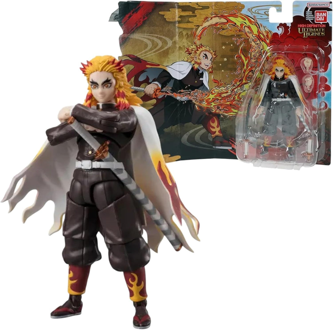 Bandai - Ultimate Legends HD - Demon Slayer Actionfigur 12 cm - Kyojiro Rengoku - Offizielle Demon S