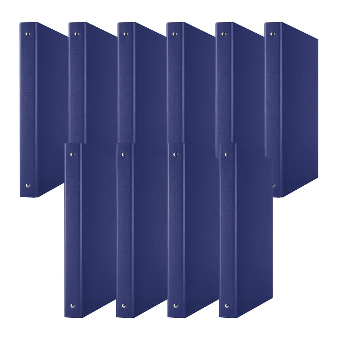 DONAU 3733001PL-18 Ringbuch Navy Blau | 4-O-Ring-Mechanik 20mm DIN A4 Ringordner Pappe/Kunststoff |