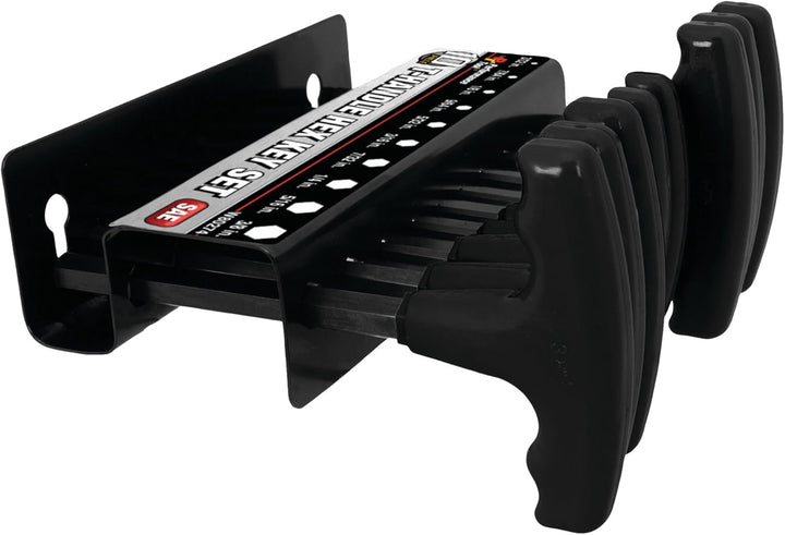 PERFORMANCE TOOL SAE T-Griff Innensechskantschlüsselsatz 10-teilig W80274 10pc SAE T-Handle Hex Key