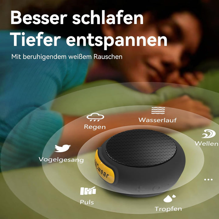 ANCwear Tragbarer Bluetooth 5.3 Lautsprecher Mini mit Mikrofon, Wearable Handgelenkslautsprecher, IP