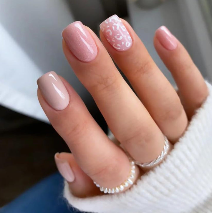 SEMILAC Gel-Nagellack 320 Shimmer Dust Beige – Volldeckender Gel-Nagellack – Soak-Off, einfach zu ve