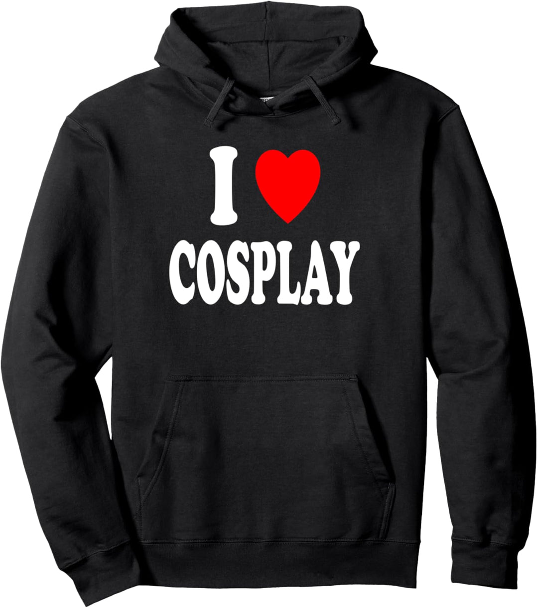 I Heart (Love) Cosplay Videospiel Anime Charakter Convention Pullover Hoodie