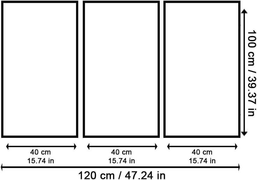 Feeby. Wandbilder - 3 Teile - Gedrucktes Bild, Foto, Kunstdrucke, Deko Panel, 3-Teilig, Foto, Typ C,