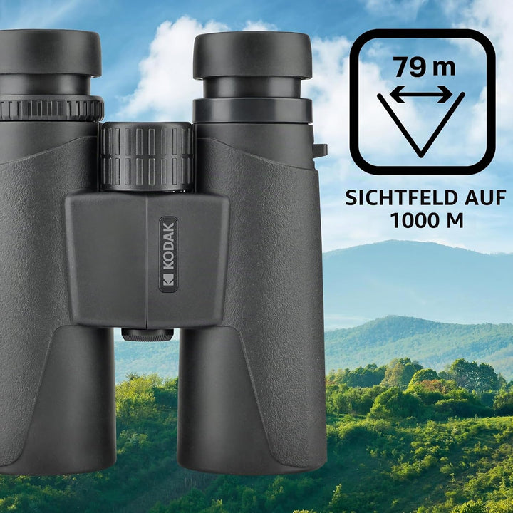 KODAK Fernglas BCS800 – Kompakte Binokulare Ferngläser, 8-facher Zoom, Sichtfeld von 126 m bei 1000