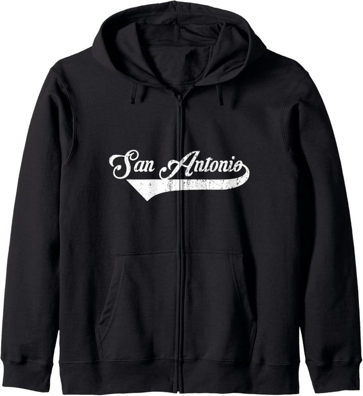 San Antonio Stadt Texas Staat Vintage Retro Style design Kapuzenjacke